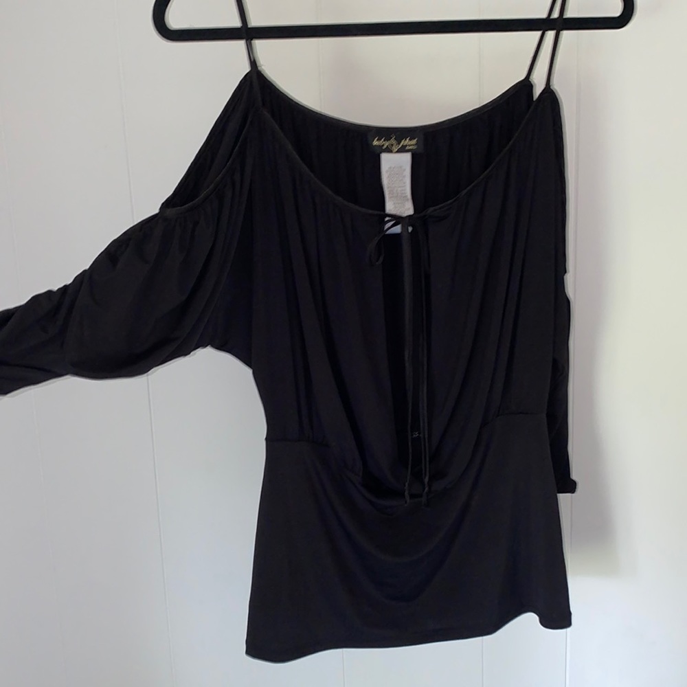 Baby Phat Y2K cold shoulder top